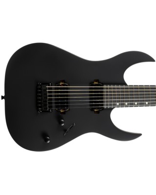 Spira Guitars S-407 MBK Roasted Maple HH 7-String - Satin Black
